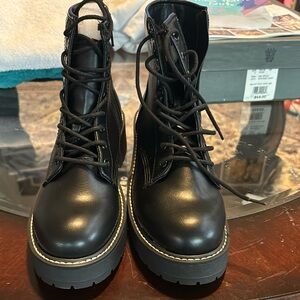 Black Combat Boot
